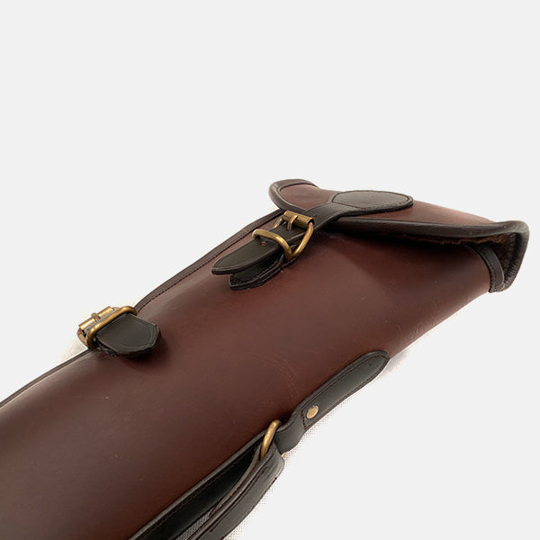 Leather Shotgun Slip Case Latigo Brown
