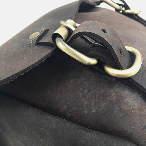 Cheap sales leather saddlebags