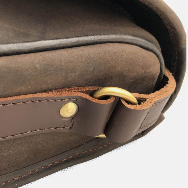 Waxed Leather Shotgun Cartridge Bag