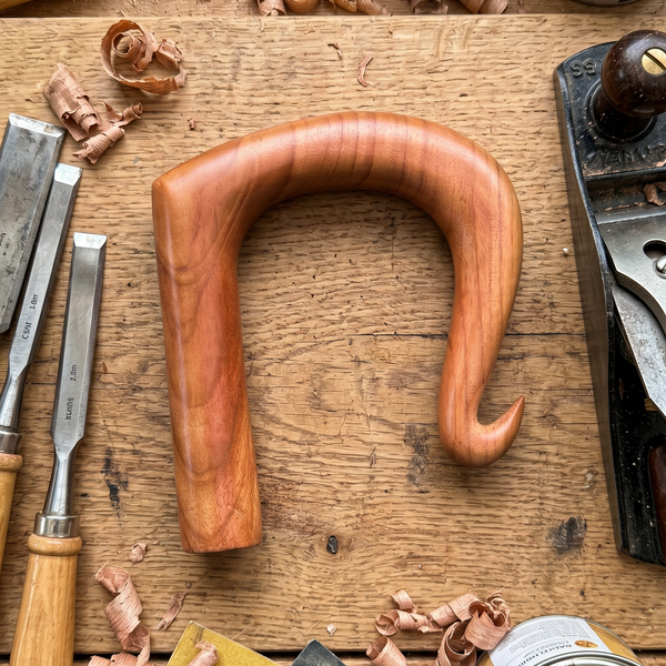 Polished Wooden Walking Stick Handle