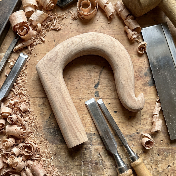 Wooden Walking Stick Handle Full Turned