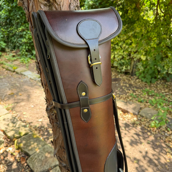 Double Shotgun Slip Distressed Leather