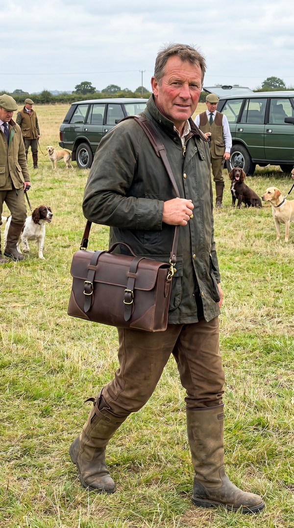 Latigo Leather Shotgun Cartridge Magazine Bag