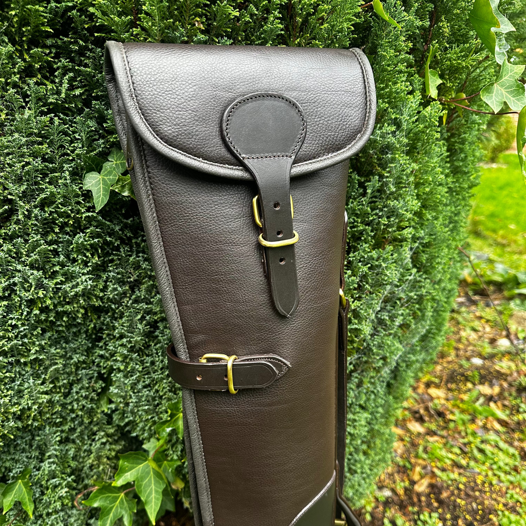 Milled Grain Vegan Leather Shotgun Slip