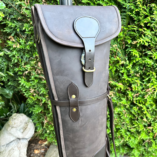 Double Shotgun Slip Distressed Leather