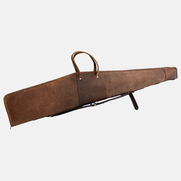 Leather Rifle Case Distressed Brown – John Shooter
