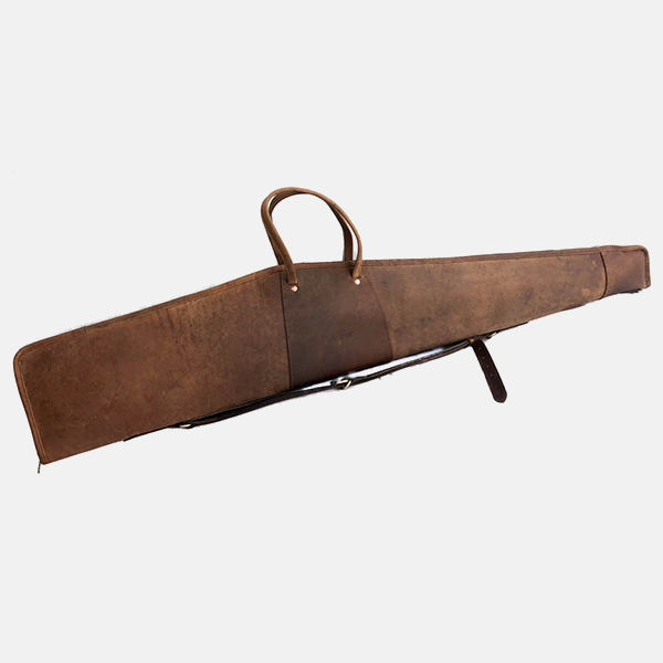 Leather Rifle Case Distressed Brown