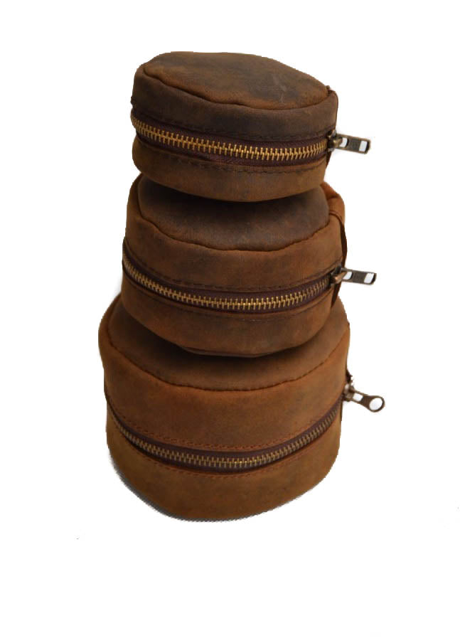 Distressed Leather Fly Fishing Reel Case – John Shooter