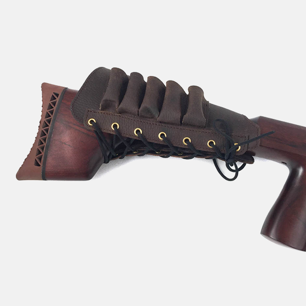 Leather Shotgun Cartridge Stock Butt Holster