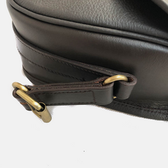Havana Brown Leather Shotgun 90 Cartridge Bag