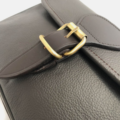 Havana Brown Leather Shotgun 90 Cartridge Bag