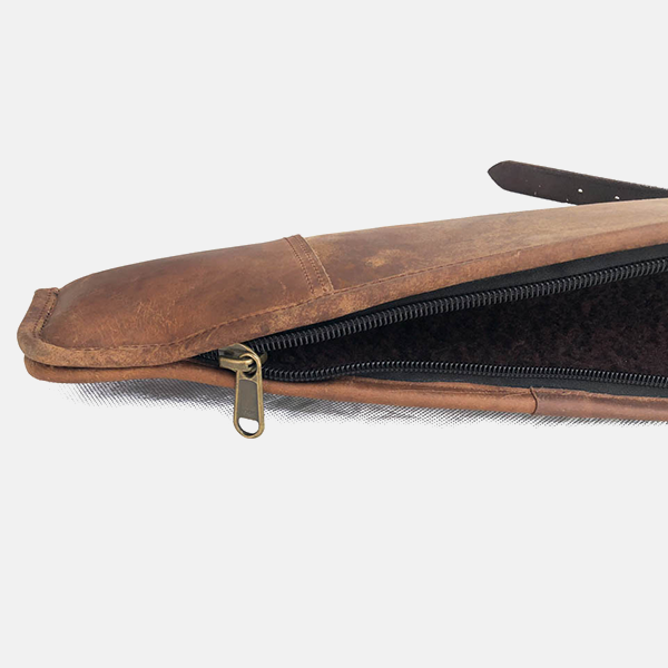 Leather Rifle Case Distressed Brown – John Shooter