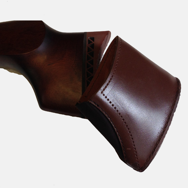 Leather Gun Butt Extension Recoil Pad John Shooter