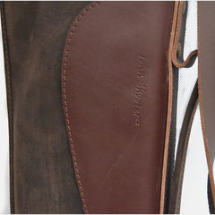 Leather Shotgun Slip Case Waxed Brown